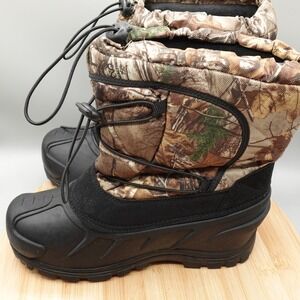 Itasca Boots Kids 6 Brown Camo Realtree Snow Boots Winter Outdoors 8001693 Flaw